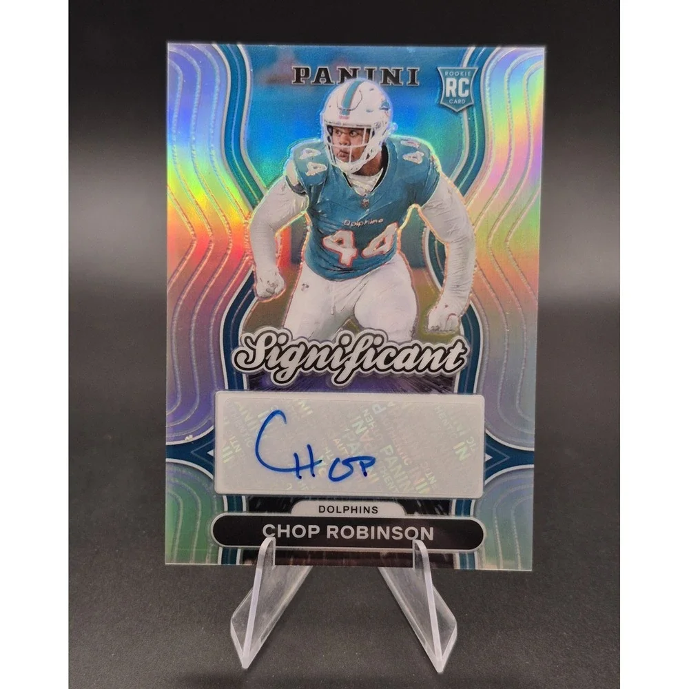 2024 Prizm Chop Robinson #SS-CRN Significant Signatures Silver (AU, RC) Dolphins